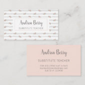 Shabby Chic Floral Professional Visitekaartje (Voorkant / Achterkant)