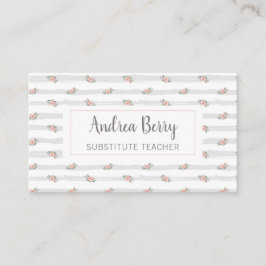 Shabby Chic Floral Professional Visitekaartje