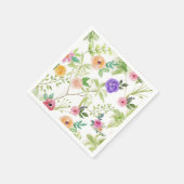 Shabby Chic Floral Servet (Hoek)