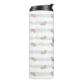 Shabby Chic Floral Speciaal leraar Thermosbeker (Gedraaid links)