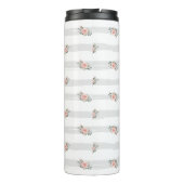 Shabby Chic Floral Speciaal leraar Thermosbeker (Achterkant)