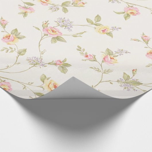 Shabby Chic Floral Style 188 Wrapping Pape Cadeaupapier (Hoek)