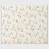  Shabby Chic Floral Style 188 Wrapping Pape Cadeaupapier (Vlak)