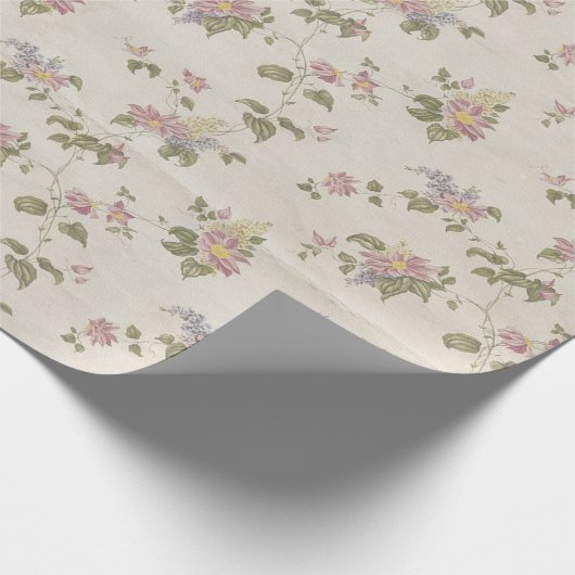 Shabby Chic Floral Style 196 Wrapping Pape Cadeaupapier (Hoek)