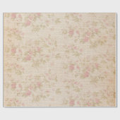 Shabby Chic Floral Style 296 Wrapping Pape Cadeaupapier (Vlak)