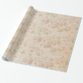 Shabby Chic Floral Style 296 Wrapping Pape Cadeaupapier (Uitgerold)