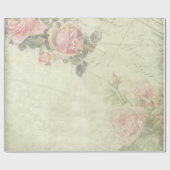 Shabby Chic Floral Style 306 Wrapping Pape Cadeaupapier (Vlak)