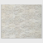  Shabby Chic Floral Style 45 Verpakkingspapier Cadeaupapier (Vlak)