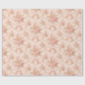  Shabby Chic Floral Style 497 Wrapping Pape Cadeaupapier (Vlak)