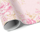  Shabby Chic Floral Style 533 Wrapping Pape Cadeaupapier (Rol Hoek)