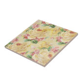 Shabby Chic Floral Tegel Tegeltje (Zijkant)