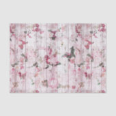  Shabby Chic Floral Tissuepapier (Voorkant)