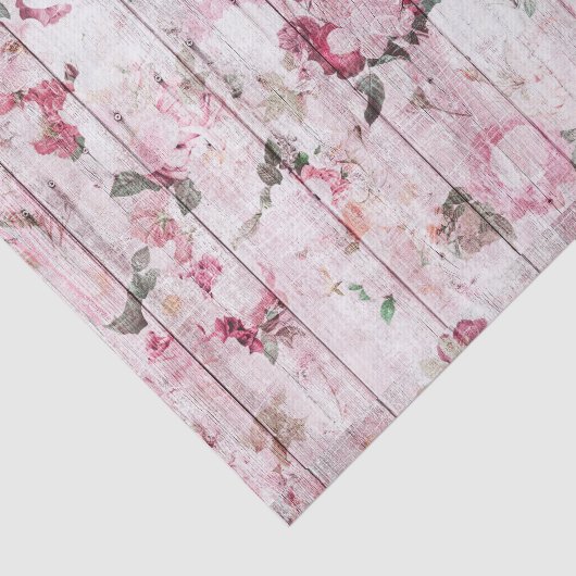  Shabby Chic Floral Tissuepapier (Detail)