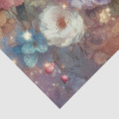 Shabby Chic Floral Waterverf Bluebird Decoupage Tissuepapier (Detail)