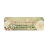 Shabby Chic Florals Etiket (Voorkant)