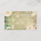 Shabby Chic Florals | Huwelijkswebsite Informatiekaartje (Achterkant)