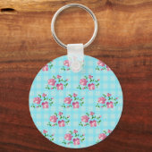 shabby chic , florele decoratie sleutelhanger (Voorkant)