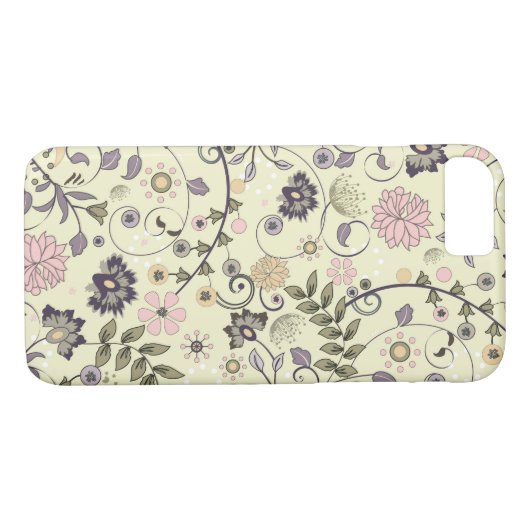 Shabby Chic Flower Case-Mate iPhone Case (Achterkant (Horizontaal))