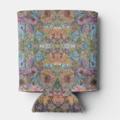 Shabby Chic Flower Garden Waterverf Schilderij Blikjeskoeler (Achterkant)