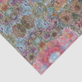 Shabby Chic Flower Garden Waterverf Schilderij Tissuepapier (Detail)