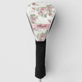  Shabby Chic Flowers-Personalized Golfheadcover