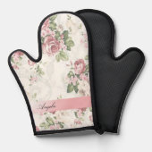 Shabby Chic Flowers-Personalized Ovenwant (Voorkant / Achterkant)