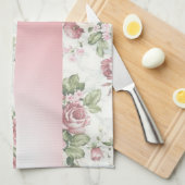  Shabby Chic Flowers-Personalized Theedoek (Quarter Fold)