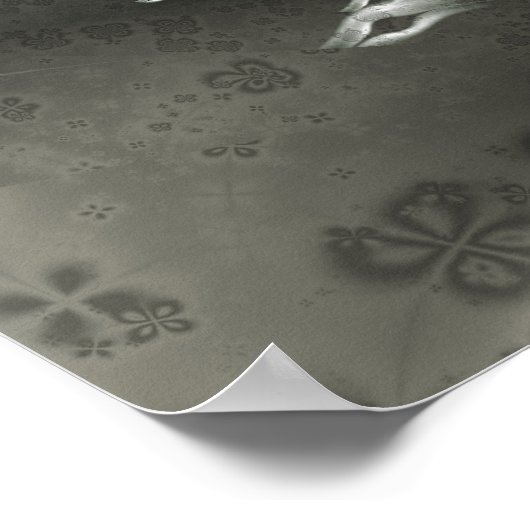 Shabby Chic Fractal Pattern Poster (Hoek)