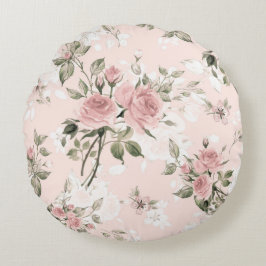 shabby chic, frans chic, , floral, rustic, pa rond kussen