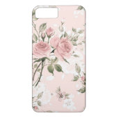 Shabby chic, franse chic, , floral, rustic, pi Case-Mate iPhone case (Achterkant)