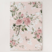 Shabby chic, franse chic, , floral, rustic, pi legpuzzel (Verticaal)