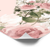 Shabby chic, franse chic, , floral, rustic, pi perfect poster (Hoek)