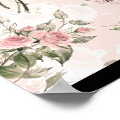 Shabby chic, franse chic, , floral, rustic, pi poster (Hoek)