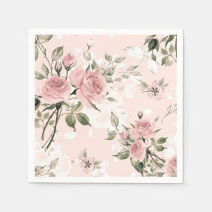 Shabby chic, franse chic, , floral, rustic, pi servetten