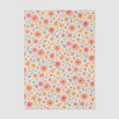 Shabby Chic Franse Floral Art Pattern Tissuepapier (Voorkant)