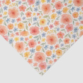 Shabby Chic Franse Floral Art Pattern Tissuepapier (Detail)