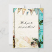 shabby chic franse  RSVP-kaart RSVP Kaartje (Achterkant)