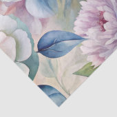 Shabby Chic  geïnspireerde pastelbloem Tissuepapier (Detail)