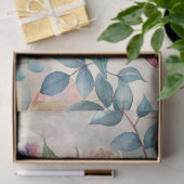 Shabby Chic  geïnspireerde pastelbloem Tissuepapier (Geschenk)