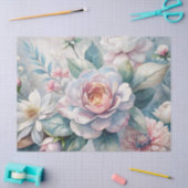 Shabby Chic geïnspireerde pastelbloem Tissuepapier (Craft)