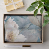 Shabby Chic geïnspireerde pastelbloem Tissuepapier (Geschenk)