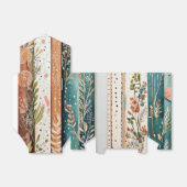 Shabby chic gemengde patronen bedankdoosjes (Uitgevouwen)