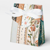 Shabby chic gemengde patronen bedankdoosjes (Voorkant Zijde)