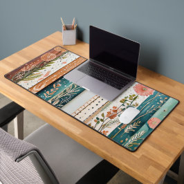 Shabby chic gemengde patronen bureaumat