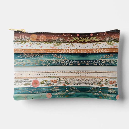 Shabby chic gemengde patronen etui (Voorkant)