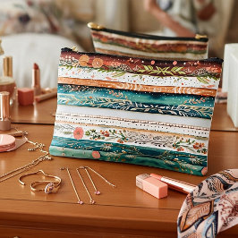 Shabby chic gemengde patronen etui