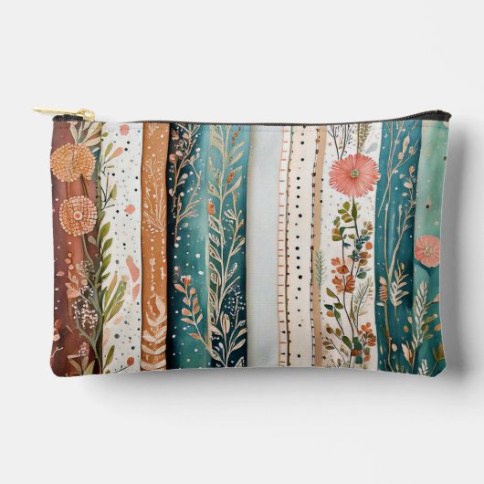 Shabby chic gemengde patronen etui (Voorkant)