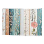 Shabby chic gemengde patronen kussensloop (Achterkant)