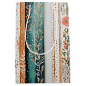 Shabby chic gemengde patronen medium cadeauzakje (Voorkant)