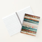Shabby chic gemengde patronen notitieboek (Binnen)